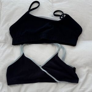 2 Black Bandeau Set M